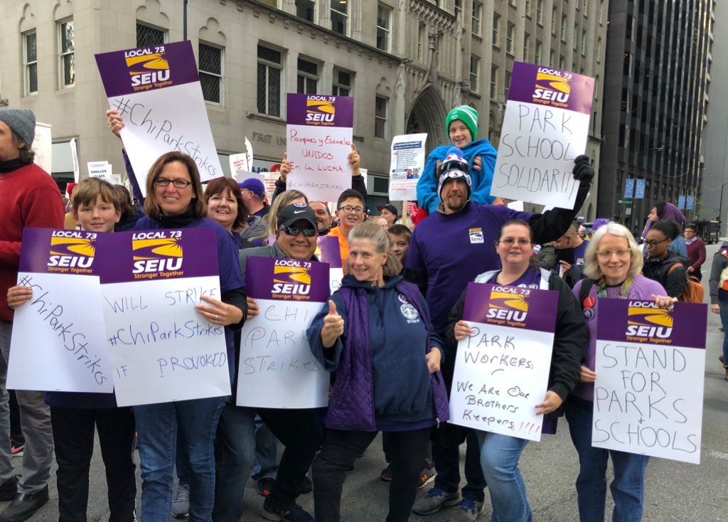 Chicago Park District Workers Vote to Ratify New Contract SEIU Local 73