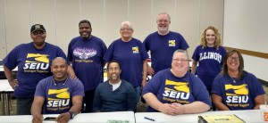 Bargaining committees comprised of building service and food service workers at UIUC